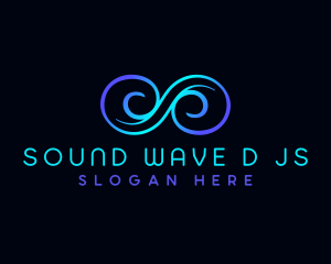 Infinity Wave Loop logo design