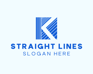 Lines Studio Letter K logo