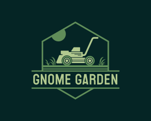 Lawn Mower Gardening logo design