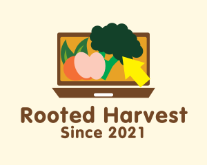 Online Grocery Website logo design