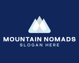 Himalayan Mountain Peak logo design