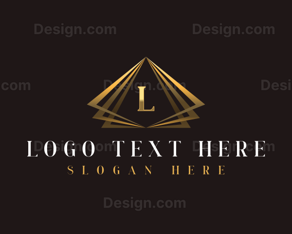 Pyramid Modern Triangle Logo