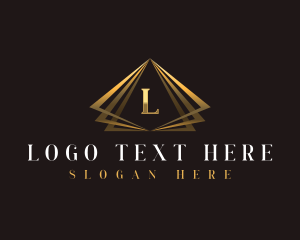 Pyramid Modern Triangle logo