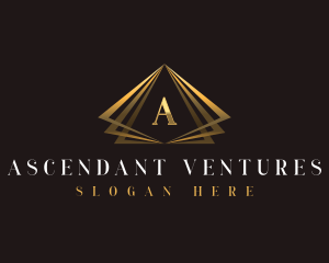 Pyramid Modern Triangle logo design