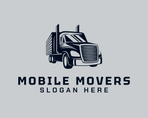 Auto Freight Truck logo design