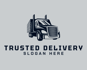 Auto Freight Truck logo design