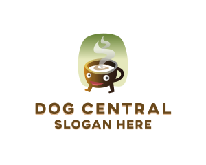 Hot Coffee Cafe logo design