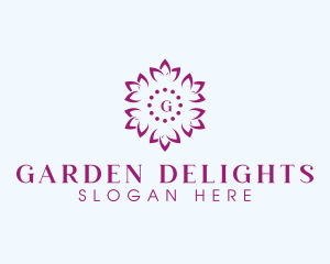 Floral Yoga Wellness logo design