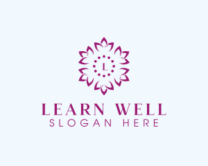 Floral Yoga Wellness logo design