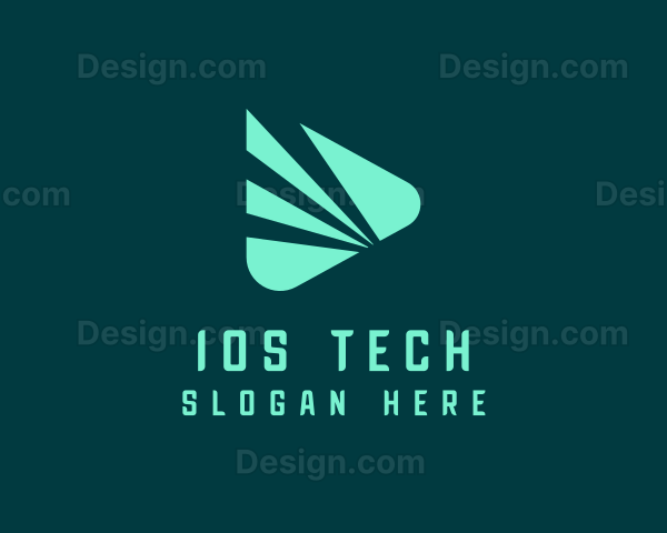 Web3 Tech Play Button Logo