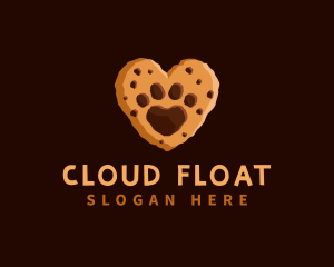 Heart Paw Cookie logo design