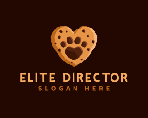 Heart Paw Cookie logo design