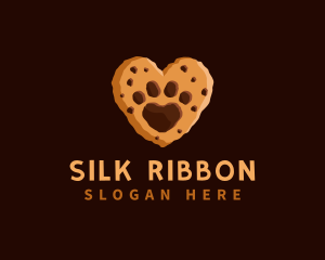 Heart Paw Cookie logo design