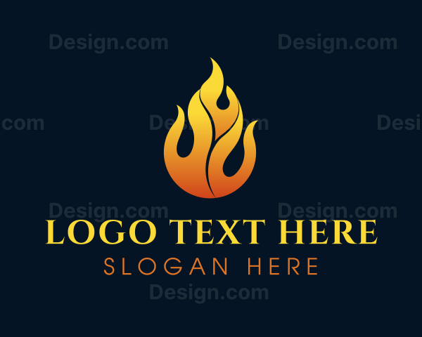 Flame Fire Blazing Logo