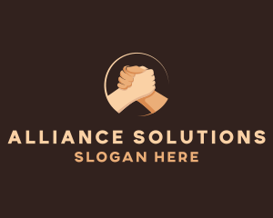 Hand Alliance Community  logo design