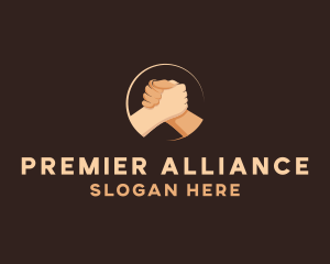 Hand Alliance Community  logo design