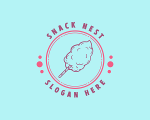 Sweet Cotton Candy logo design