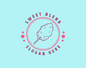 Sweet Cotton Candy logo design