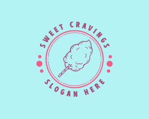 Sweet Cotton Candy logo design