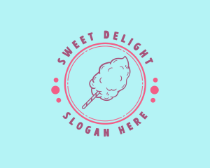 Sweet Cotton Candy logo design