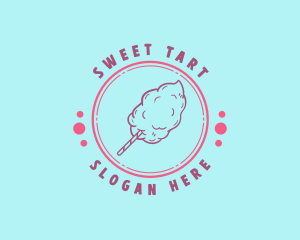 Sweet Cotton Candy logo design