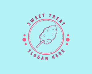 Sweet Cotton Candy logo design