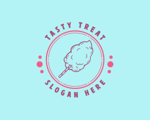 Sweet Cotton Candy logo design