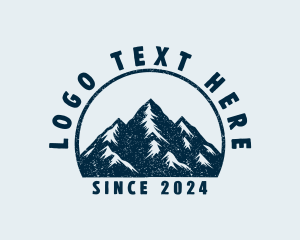 Mountain - Summit Mountain Hiker logo design