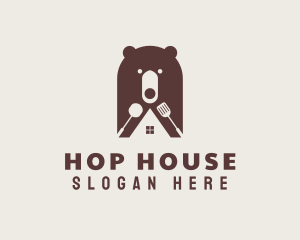 Bear Cook House logo design