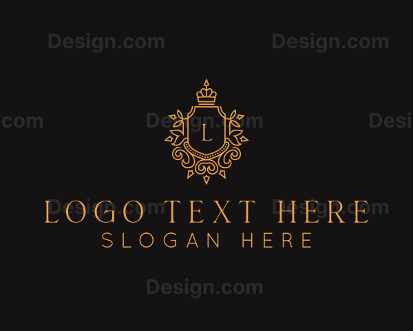 Elegant Royalty Shield Logo