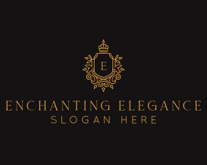 Elegant Royalty Shield logo design