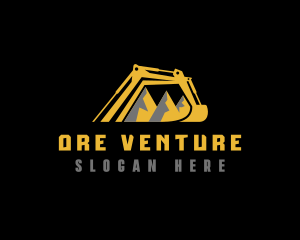 Excavator Mining Quarry logo