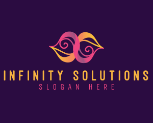 Infinity Loop Swirl logo design