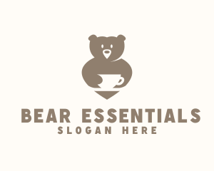 Bear Mug Coffee logo design