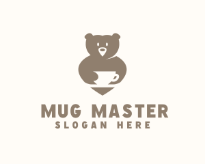 Bear Mug Coffee logo design