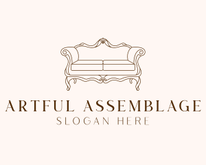 Elegant Antique Sofa logo
