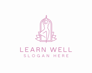 Yoga Meditation Wellness logo design