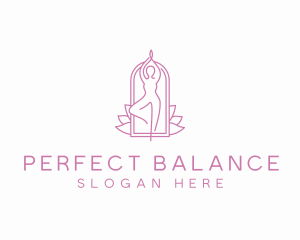 Yoga Meditation Wellness logo design