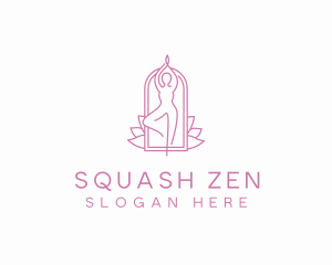 Yoga Meditation Wellness logo design