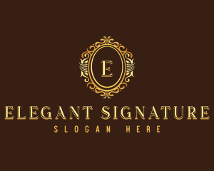 Luxury Elegant Crest logo design