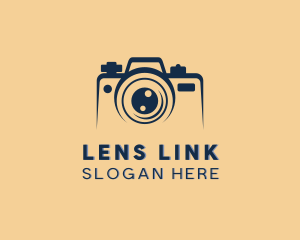 Camera Photography Lens logo design