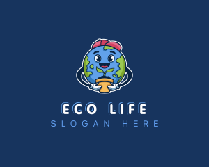 Plant Earth Eco logo design