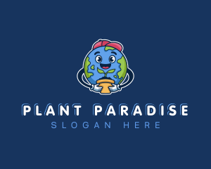 Plant Earth Eco logo design