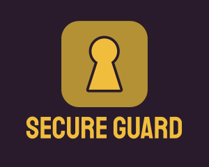 Secure Lock App logo design