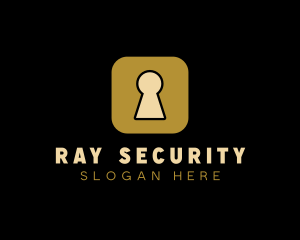 Secure Lock App logo design