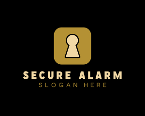 Secure Lock App logo design