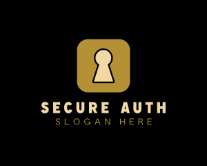 Secure Lock App logo design