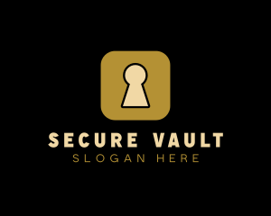 Secure Lock App logo design