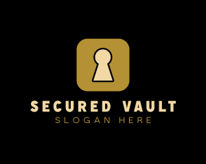 Secure Lock App logo design