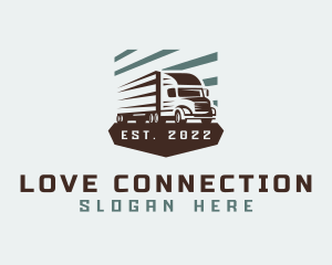 Trailer Truck Speed Delivery logo